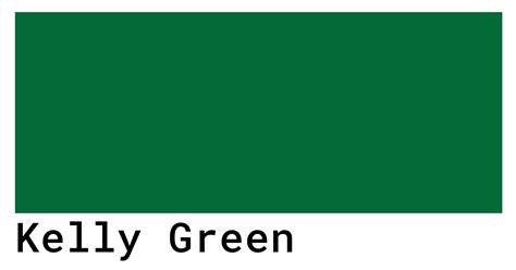 kelly green color palette.